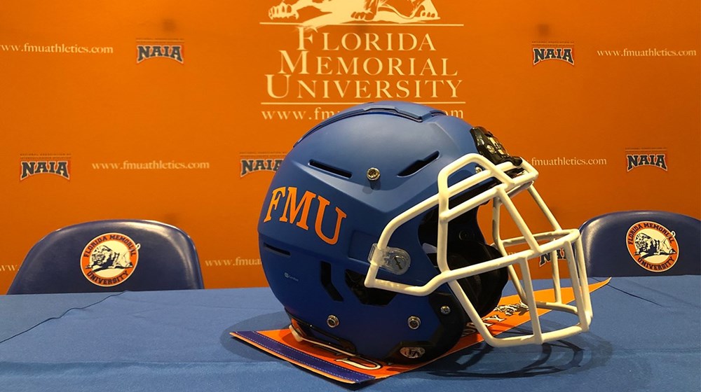 Florida Memorial football helmet
