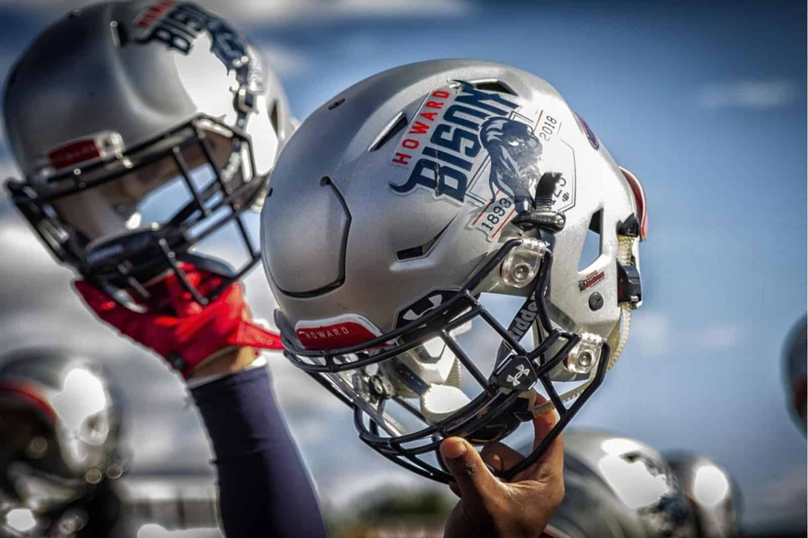 Howard football helmet